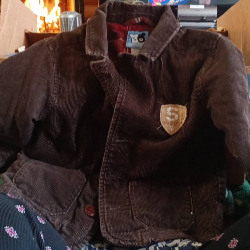 Boys sprockets brown corduroy jacket